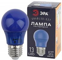 Лампа светодиодная ЭРА STD ERABL50-E27 E27 / Е27 3Вт груша синий для белт-лайт (1/100)