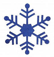 Фигура елочная  NEON-NIGHT "Снежинка классическая", 66 см, цвет синий (1/8) (502-373)