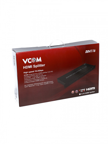 Разветвитель HDMI Spliitter 1=>16 3D Full-HD 1.4v, каскадируемый VCOM <DD4116> (1/5) фото 3