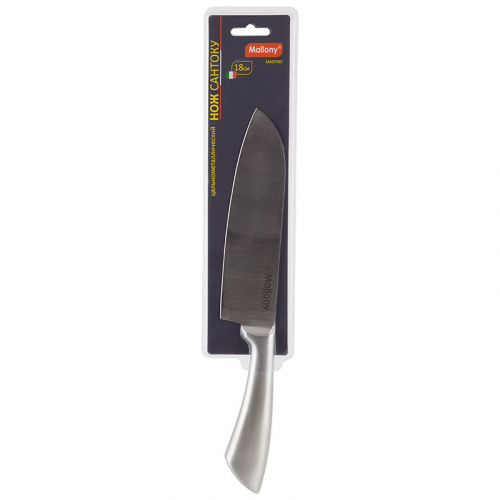 Нож цельнометаллический MAESTRO MAL-01M сантоку, 18 см (1/12/72) (920231) фото 4