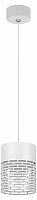 Светильник ЭРА потолочный подвесной PL29 WH цоколь GX53 цилиндр белый (1/50) (Б0061374)