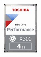 Жесткий диск Toshiba SATA-III 4Tb HDWR440EZSTA X300 (7200rpm) 256Mb 3.5" Rtl