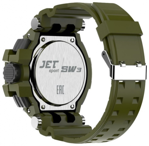 Смарт-часы Jet Sport SW3 1.2" LCD серый (SW3 GREEN) фото 9