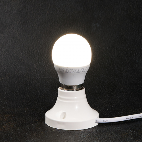 Лампа светодиодная REXANT Шар (GL) 9,5 Вт E27 903 лм 4000 K нейтральный свет (10/100) (604-040) фото 2