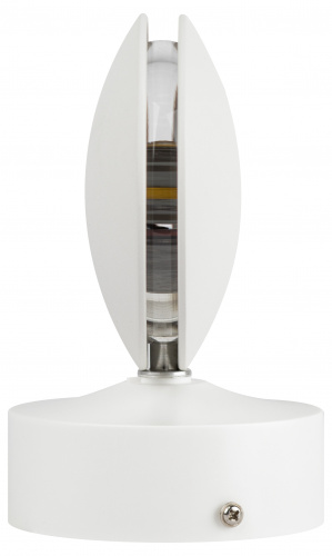 Светильник светодиодный ЭРА настенный декоративный WL44 WH 9Вт 3500К белый IP54 для интерьера, фасадов зданий (1/20) (Б0054425) фото 3