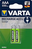 Аккумулятор VARTA R03 R2U (550 mAh) Solar (2 бл)  (2/20/100) (56733101402)