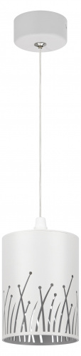 Светильник ЭРА потолочный подвесной PL30 WH цоколь GX53 цилиндр белый (1/50) (Б0061409) фото 2