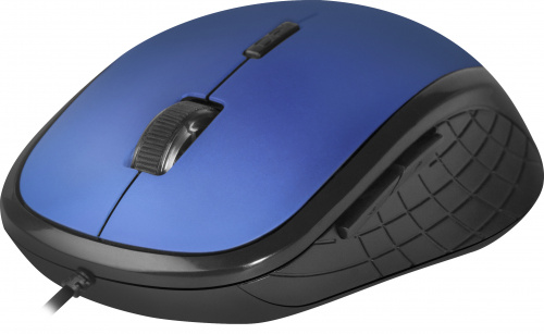 Мышь DEFENDER Accura MM-520, синяя, USB, проводная, оптическая, 6 кнопок, 1600dpi, кабель 1,8м (1/40) (52520) фото 7