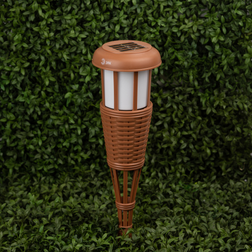 Светильник ЭРА уличный ERASF22-35 на солнечной батарее садовый Факел бамбук (1/6) фото 12