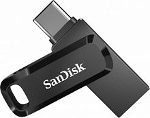 Флеш-накопитель USB 3.1  32GB  SanDisk  Ultra Dual Drive USB Type-C, чёрный (SDDDC3-032G-G46)