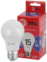 Лампа светодиодная ЭРА RED LINE LED A60-15W-865-E27 R Е27 / E27 15 Вт груша холодный дневной свет (1/100) (Б0046357)