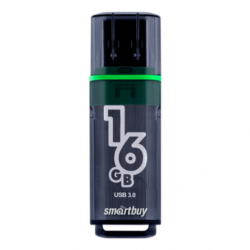 Флеш-накопитель USB 3.0  16GB  Smart Buy  Glossy  темно серый (SB16GBGS-DG)