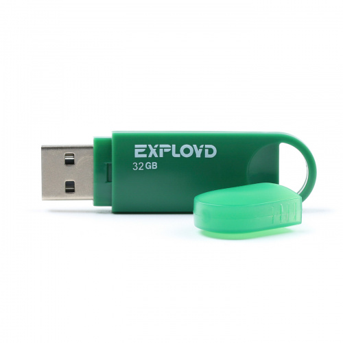 Флеш-накопитель USB  32GB  Exployd  570  зелёный (EX-32GB-570-Green) фото 2