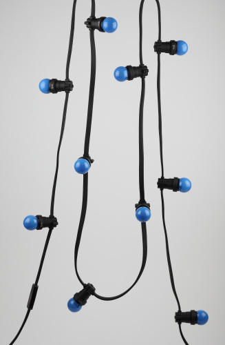 Лампа светодиодная ЭРА STD ERABL45-E27 E27 / E27 1Вт шар синий для белт-лайт (1/100) (Б0049573) фото 8