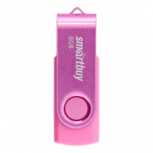 Флеш-накопитель USB  8GB  Smart Buy  Twist  розовый (SB008GB2TWP)