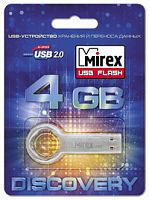 USB  4GB  Mirex  ROUND KEY  (ecopack)