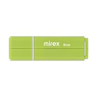 USB  8GB  Mirex  LINE  зелёный  (ecopack)