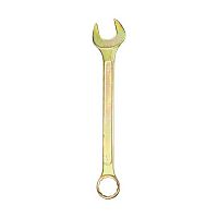 Ключ гаечный REXANT комбинированный (накидной + рожковый) 24 мм, желтый цинк (1/60)