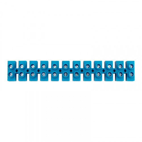 Клеммная винтовая колодка KВ-10 4-10, ток 10 A, полиэтилен синий REXANT (10 шт./уп.) (10/500) (07-5010-4) фото 3