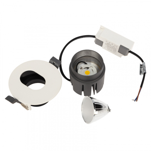 Светильник встраиваемый поворотный REXANT Horeca Dark Light с антиослепляющим эффектом 12 Вт 4000 К Oval LED WHITE (1/45) (615-1004) фото 7