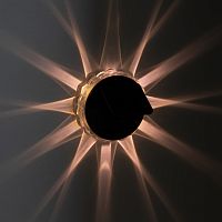 Светильник ЭРА уличный ERAFS012-08 фасадный на солнечной батарее настенный Звезда 1 LED 7*7*2 см (1/144) (Б0057597)