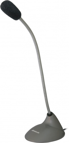 Микрофон DEFENDER MIC-111, серый, для компьютеров, кабель 1,5 м. (1/100) (64111) фото 3