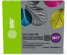 Картридж струйный Cactus CS-LC3617M пурпурный (10мл) для Brother MFC-J2330DW/J2730DW/J3530DW/J3930DW