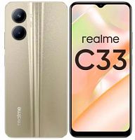 Смартфон Realme C33 64Gb 4Gb золотой моноблок 3G 4G 6.5" 1600x720 Android 12 50Mpix 802.11 a/b/g/n/ac NFC GPS GSM900/1800 GSM1900 TouchSc