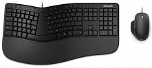Клавиатура + Мышь Microsoft Ergonomic Keyboard Kili & Mouse LionRock 4 Busines клав:черный мышь:черный USB беспроводная