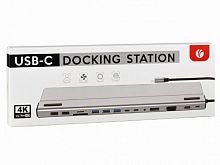 USB-концентратор TypeC -->3*USB3.0+2*USB2.0+VGA+RJ45+SD+TF+AUD+HDMI+DP+2*USB3.1 Data+PD VCOM <CU4703> (1/28)