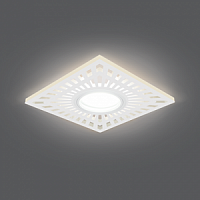 Светильник светодиодный GAUSS Backlight BL127 Квадрат. Белый, Gu5.3, 3W, 3000K 1/40