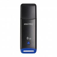 Флеш-накопитель USB  8GB  Smart Buy  Easy   чёрный (SB008GBEK)