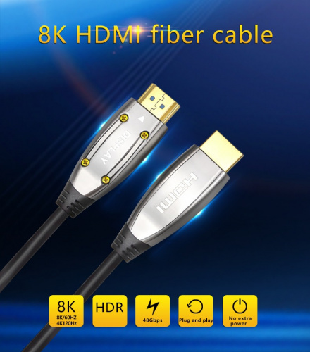Активный оптический кабель HDMI 19M/M,ver. 2.1, 8K@60 Hz 40m Telecom <TCG2120-40M> (1/10) фото 4