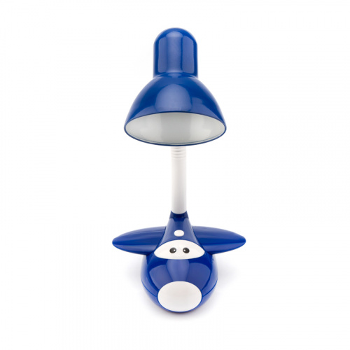 Светильник REXANT настольный Смелый Летчик на основании, с цоколем Е27, 60 Вт, цвет синий (1/20) фото 4