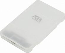 Внешний корпус для HDD/SSD AgeStar 31UBCP3 SATA пластик белый 2.5"