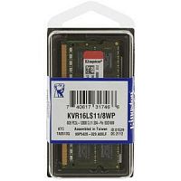Память  8GB  Kingston, DDR3L, SO-DIMM-204, 1600 MHz, 12800 MB/s, CL11, 1.35 В