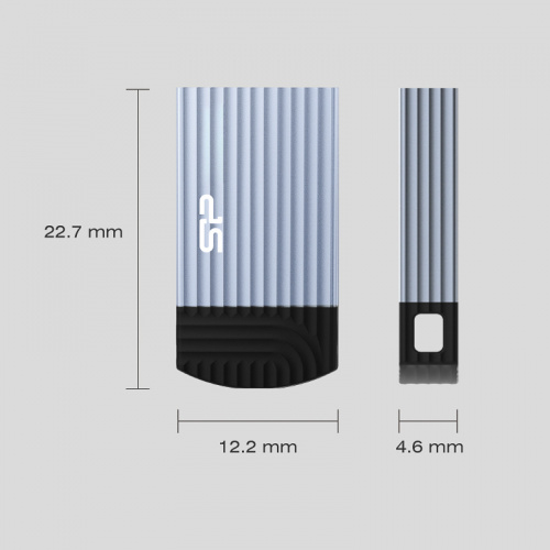 Флеш-накопитель USB 3.1  8GB  Silicon Power  Jewel J20  розовый (SP008GBUF3J20V1P) фото 4