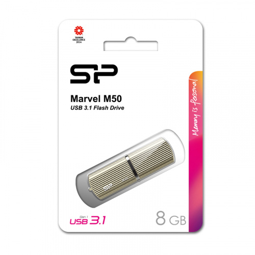 Флеш-накопитель USB 3.0  8GB  Silicon Power  Marvel M50  шампанское (SP008GBUF3M50V1C) фото 8