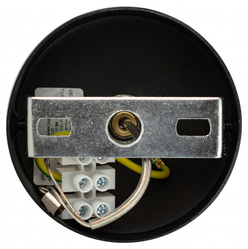 Светильник ЭРА потолочный подвесной PL32 BK/CH MR16 GU10 круг черный, хром (1/50) (Б0061380) фото 5