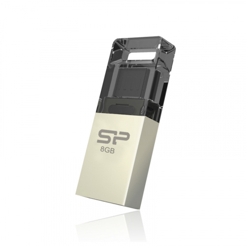 Флеш-накопитель яUSB  8GB  Silicon Power  Mobile X10  (USB+microUSB)  for Android smartphones (SP008GBUF2X10V1C)