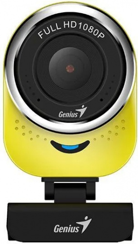 Веб-камера GENIUS QCam 6000, 1080P, Mpix (1920x1080) USB2.0 с микрофоном, желтый (32200002409) фото 4