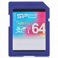 SDXC  64GB  Silicon Power Class 10 Superior UHS-I