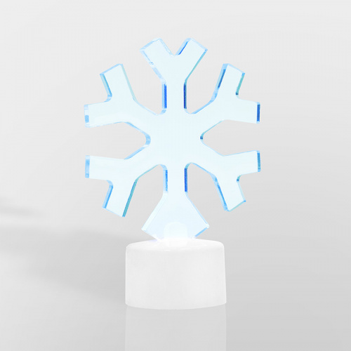 Фигура светодиодная NEON-NIGHT на подставке "Снежинка", RGB (1/96) (501-055) фото 4