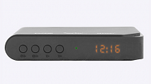 Приемник ТВ Tesler DSR-710 DVB-T2, USB, дисплей, черный. 