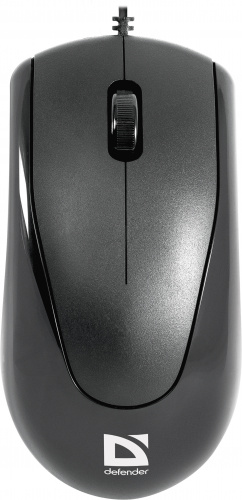 Мышь DEFENDER Optimum MB-150, чёрная, PS/2 (1/100) (52150) фото 3
