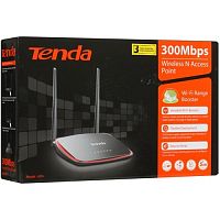 Однодиапазонная точка доступа Tenda AP4,  300Мбит/с, 1хFE PoE/LAN порт, 1хFE LAN порт; 2х5дБ всенаправленные антенны