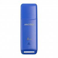 Флеш-накопитель USB  8GB  Smart Buy  Easy   синий (SB008GBEB)