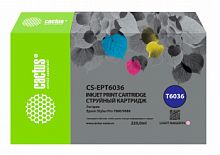 Картридж струйный Cactus CS-EPT6036 T6036 светло-пурпурный (220мл) для Epson Stylus PRO 7880/9880