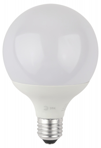 Лампа светодиодная ЭРА G95-15W-4000K-E27 (1/диод, шар декор, 15Вт, нейтр, E27) (1/20/560) фото 2