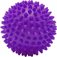 Массажный мячик FitFun MB7 шипы,диаметр 6,8 см,фиолетовый (1/125) (20241)
